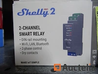 3 shelly-schakelaars (din 2 pro 2, plus 1 mini, plus 2 pm) - afbeelding 2 van  4