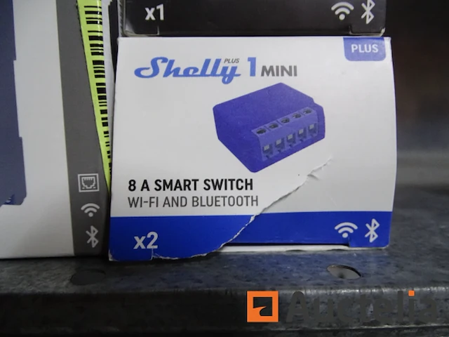 3 shelly-schakelaars (din 2 pro 2, plus 1 mini, plus 2 pm) - afbeelding 3 van  4