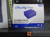 3 shelly-schakelaars (din 2 pro 2, plus 1 mini, plus 2 pm) - afbeelding 3 van  4