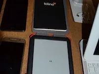 3 smartphontes samsung, 3 diverse smartphones, e-reader tolino, tablet icon met toebehoren, 4 powerbanks - afbeelding 5 van  8