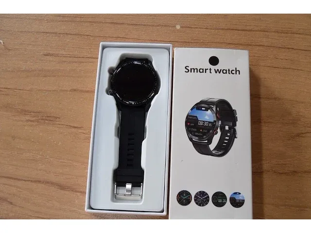 3 smartwatches , mini vernevelaar, naaikistje, h valve mat zwart, houten schaal, 4 tablet hoezen, kralen hama - afbeelding 6 van  11