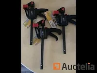 3 snelspan lijmklemmen 150 mm - afbeelding 1 van  4