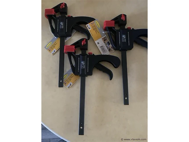 3 snelspan lijmklemmen 150 mm - afbeelding 1 van  4