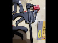 3 snelspan lijmklemmen 4" - afbeelding 2 van  3