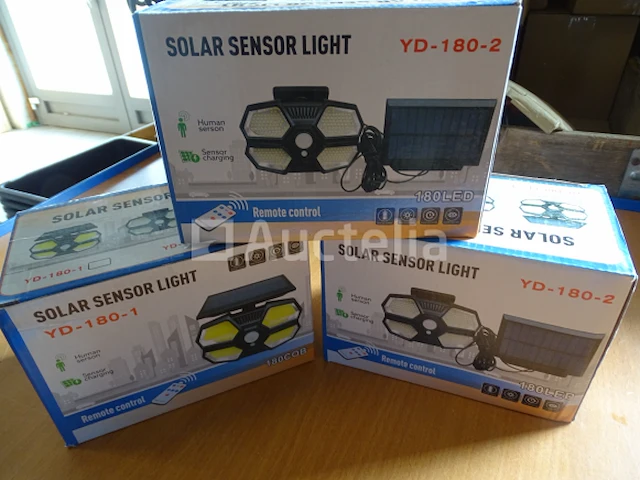 3 solarspots met bewegingsmelder - afbeelding 1 van  4