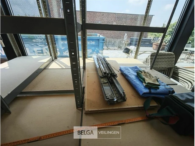 3 st ijzeren rek met 3 leggers - afbeelding 4 van  4
