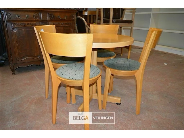 3 stoelen en 2 bijzettafeltjes - afbeelding 4 van  4