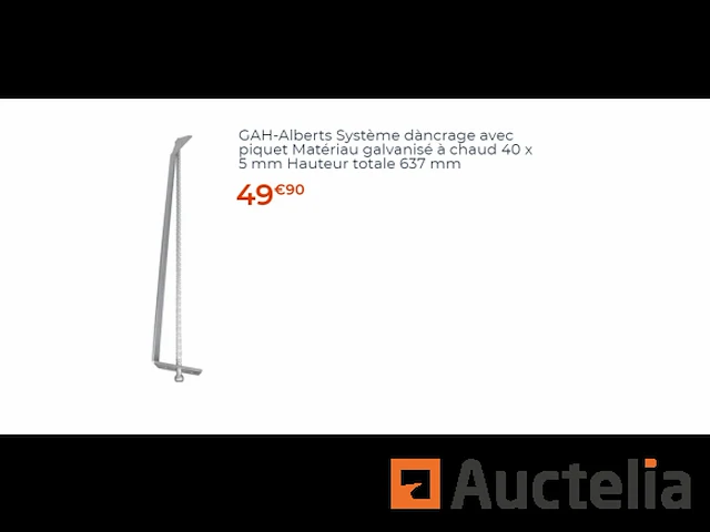 3 stormankers met aarddoorn 49 € / stuk - afbeelding 1 van  5