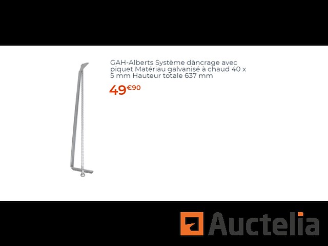 3 stormankers met aarden mandrel 49 € per stuk - afbeelding 1 van  5