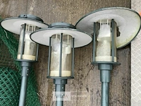 3 straatlampen op mast - afbeelding 2 van  4