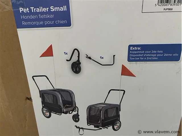 3 stuks, honden fietskar - afbeelding 1 van  3