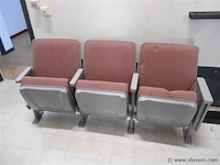 3 theaterstoelen - afbeelding 1 van  1
