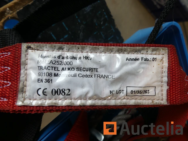 3 tractel harnassen voor valbeveiliging - afbeelding 5 van  7