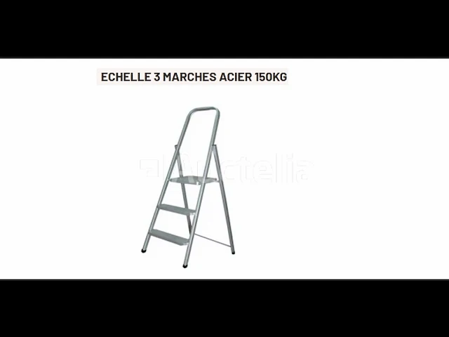 3-traps ladder 150 kg - afbeelding 1 van  3