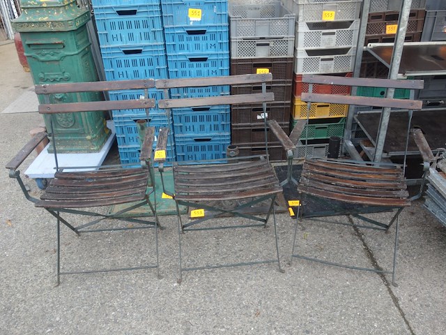 3 tuinstoelen - afbeelding 1 van  3