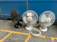 3 ventilatoren, verlengkabel - afbeelding 1 van  3