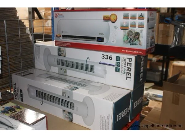 3 ventilators perel plus muurverwarming warm tech, wtchm02001tl - afbeelding 1 van  3