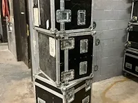3 verrijdbare flightcases, afm plm 59 x 59 x 68cm - afbeelding 2 van  3