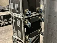 3 verrijdbare flightcases, afm plm 59 x 59 x 68cm - afbeelding 3 van  3