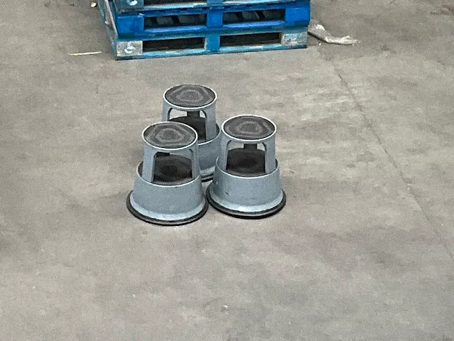 3 verrijdbare platte karren - afbeelding 8 van  9