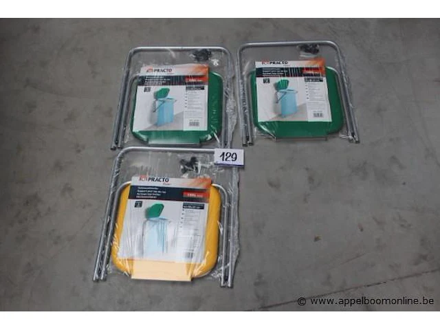 3 vuilniszakhouders practo, 130l - afbeelding 1 van  2