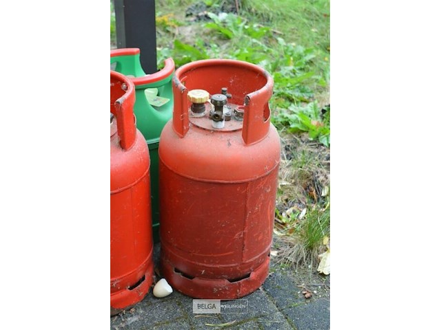 3 vulbare gasflessen - afbeelding 2 van  5