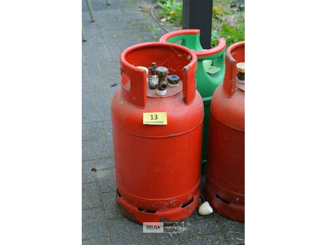 3 vulbare gasflessen - afbeelding 3 van  5