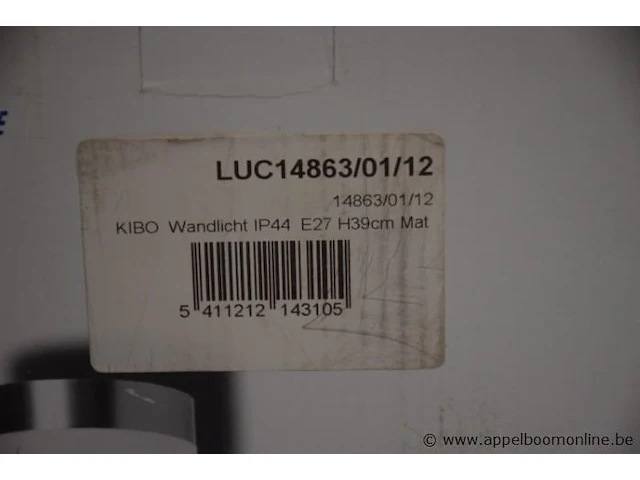 3 wandverlichtingsarmaturen lucide biko - afbeelding 2 van  3