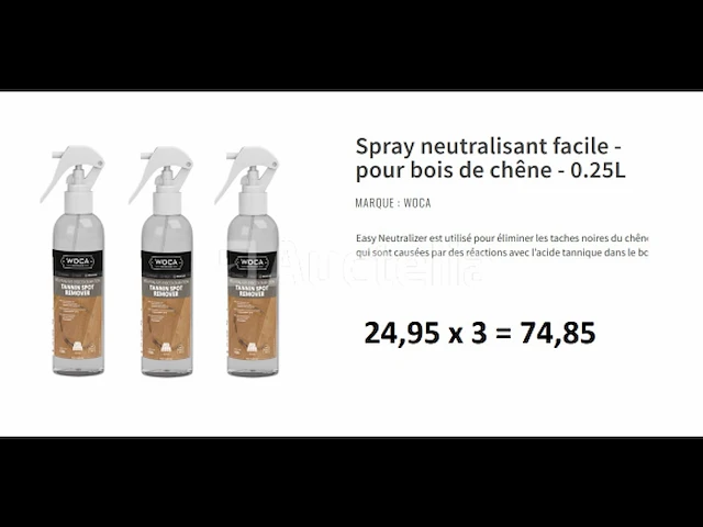 3 woca easy neutraliserende sprays voor eikenhout - afbeelding 1 van  6
