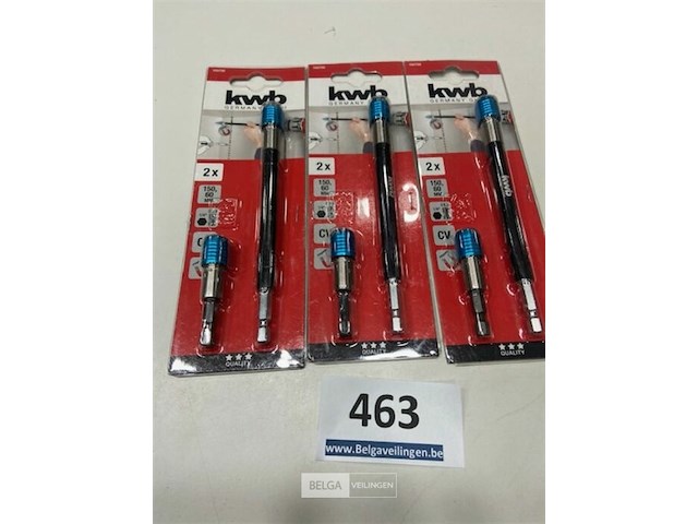 3 x 2 magnetische bithouder 150 en 60 mm - afbeelding 2 van  3