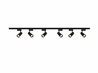3 x 2 meter pro set railverlichting met 6x 18w 4000k railspot - afbeelding 3 van  8