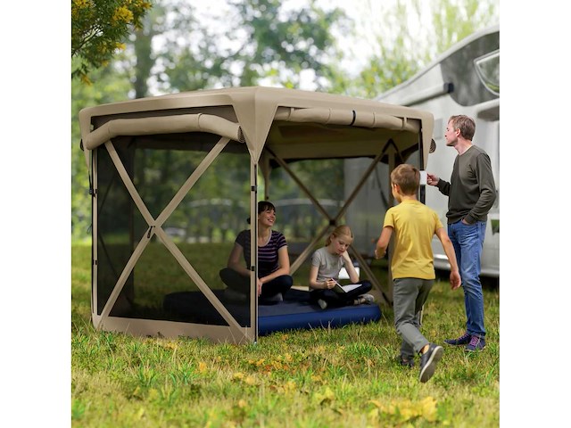 3 x 3.5 pop-up tuinpaviljoen met upf30+ bescherming - afbeelding 2 van  6