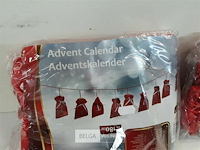 3 x adventskalender 180 cm zakjes 12 cm - afbeelding 3 van  3