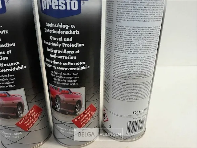 3 x anti-roest steenslag spray zwart 500 ml - afbeelding 3 van  3