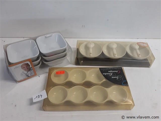 3 x aperoschaaltje 3 assorti - afbeelding 1 van  2