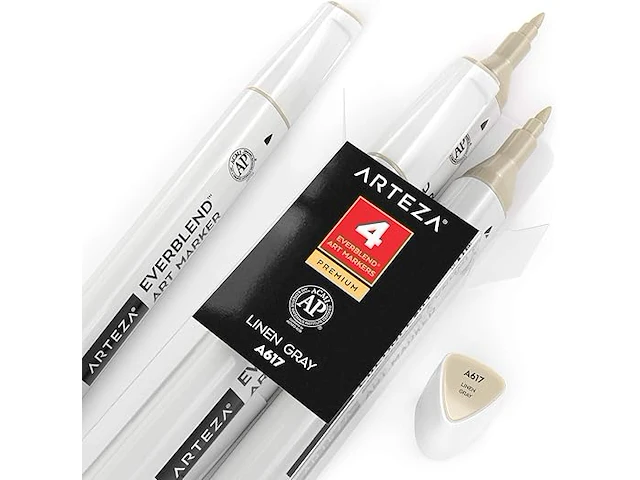 3 x arteza everblend art markers apricot a2497 (set van 4) - afbeelding 3 van  3