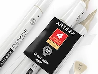 3 x arteza everblend art markers apricot a2497 (set van 4) - afbeelding 3 van  3