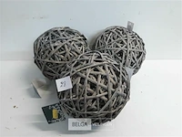 3 x bal uit takken 20 cm - afbeelding 1 van  3