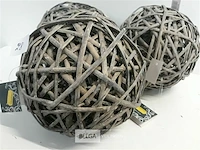 3 x bal uit takken 20 cm - afbeelding 3 van  3