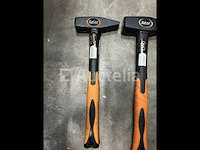 3 x bankhamer 1, 1,5 en 2 kg fiberglass - afbeelding 2 van  5