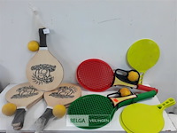 3 x beachbalset + 2 x tennisset + 4 pallets - afbeelding 1 van  3