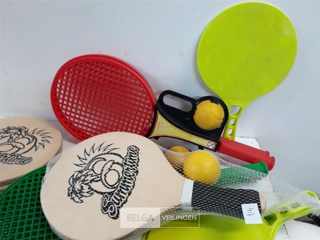 3 x beachbalset + 2 x tennisset + 4 pallets - afbeelding 3 van  3