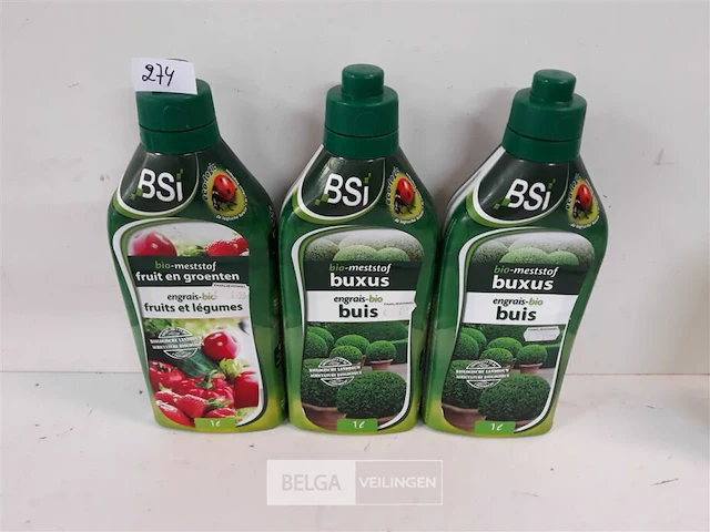 3 x bio-meststof 1 x fruit/groenten + 2 x buxus - afbeelding 2 van  3
