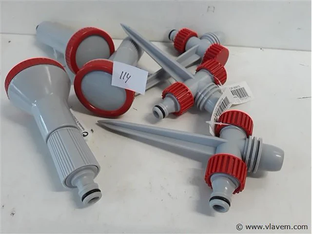 3 x broes + 3 x paraplusproeier voor tuinslang - afbeelding 2 van  2
