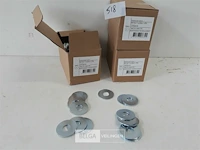 3 x carrosserie rondellen verzinkt m10 x 30 mm 200 stuks - afbeelding 2 van  3
