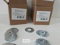 3 x carrosserie rondellen verzinkt m10 x 30 mm 200 stuks - afbeelding 3 van  3