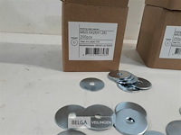 3 x carrosserie rondellen verzinkt m5 x 25 mm 200 stuks - afbeelding 3 van  3