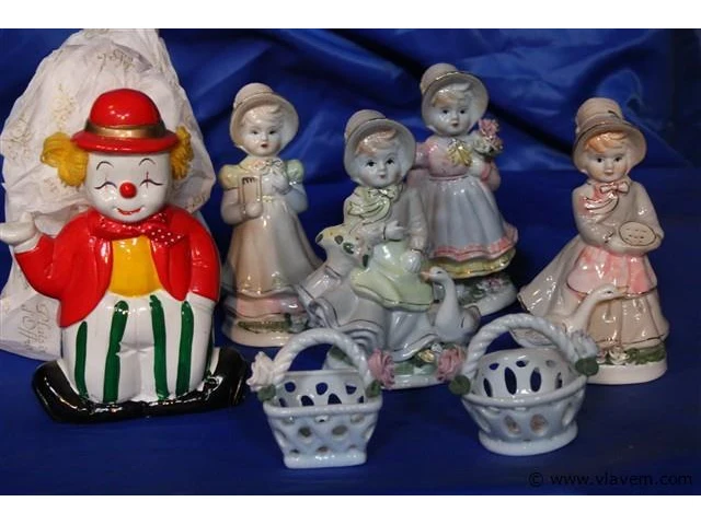 3 x clown spaarpot - afbeelding 1 van  1