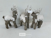 3 x deco hert 30 cm - afbeelding 1 van  3