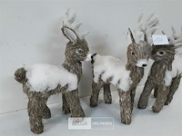 3 x deco hert 30 cm - afbeelding 3 van  3